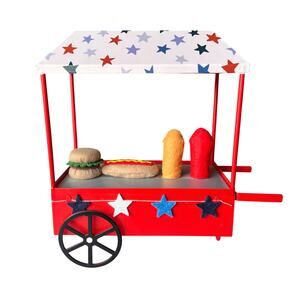 Target Sun Squad Hot Dog Stand Indoor Metal Decorative Cart